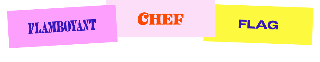 Flamboyant Chef Flag